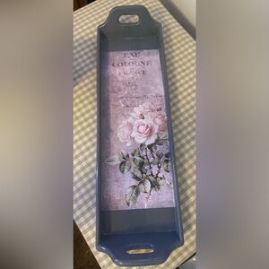Gray Decorative Tray for Home table/ vanity/dresser tray
